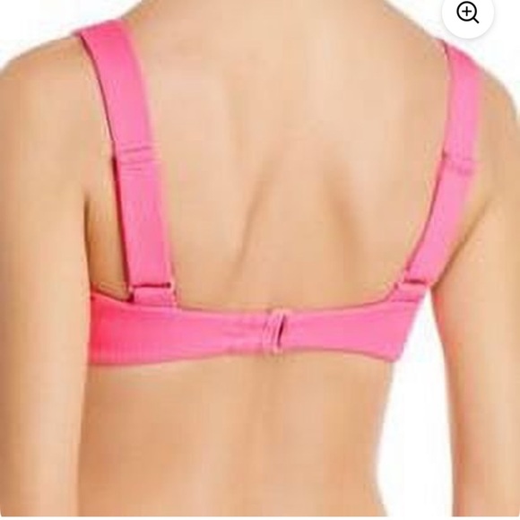 Aqua Pop Pink Sunset Boulevard Bikini Top Size Medium and Bottom Size Small - Picture 4 of 8